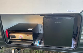 The Cook's Cozy Kid Approved Camper Trailer