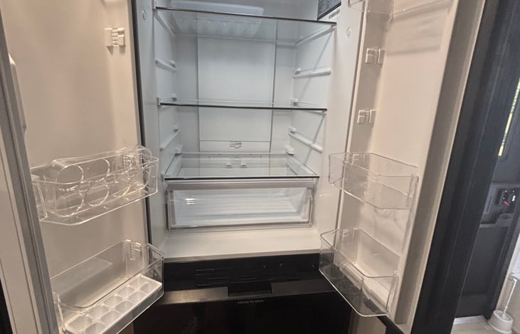 11 cubic feet with separate freezer