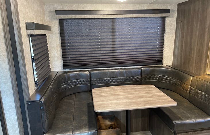 Converts to a bed that fits 1 comfortably, 2 well, and all the pets!