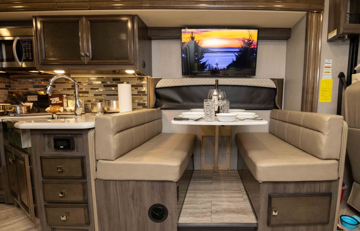 Collapsable Dinette, converts into bed