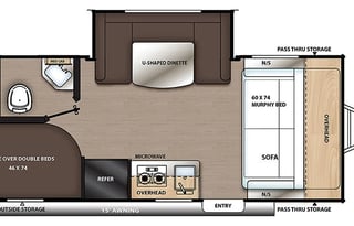 2022 Forest River RV Aurora 18BHS