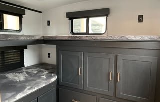 RV outback with private bunkroom