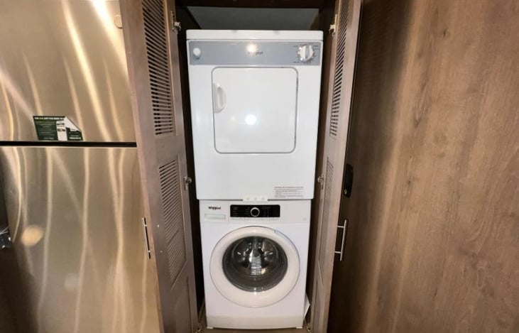staked washer and dryer