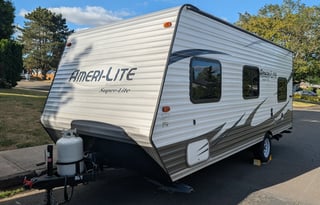Tow-Friendly, Lightweight trailer with bunks!