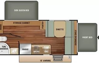 2018 Starcraft Hybrid Camper Sleeps 6