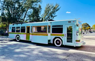 Luxury Off/On-Grid Modern City Bus, Tub & Slides!
