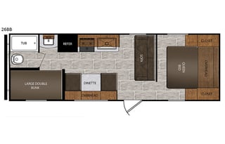 2018 Prime Time RV Avenger ATI 26BB