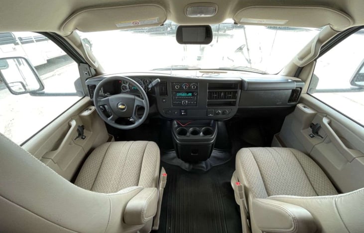 Super comfy cab and cloth seats. Long drives are not a problem.