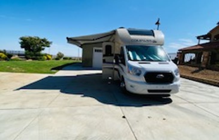 This is a beautiful Thor Compass 2022 RV with low miles and limited use. It is clean and well kept.