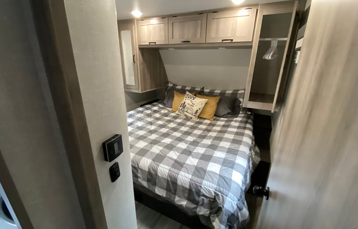 Private master bedroom with King size bed