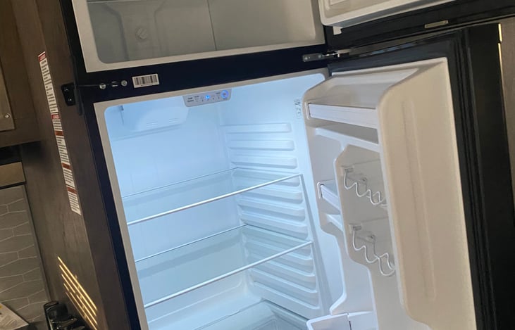 Large Fridge and Freezer.