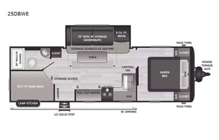 2022 Keystone RV Hideout 25DBWE