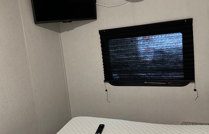 Television in master bedroom. Internet is poor for streaming. Koa is working on improving at this time.