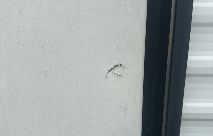 This is damage that was caused by me. I am posting it so you know.