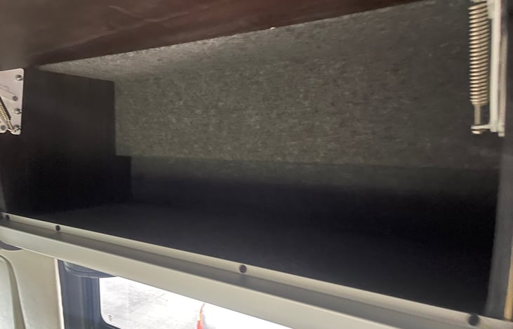 Overhead Storage area