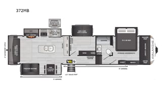 2022 Glamping Keystone Avalanche 5th wheel