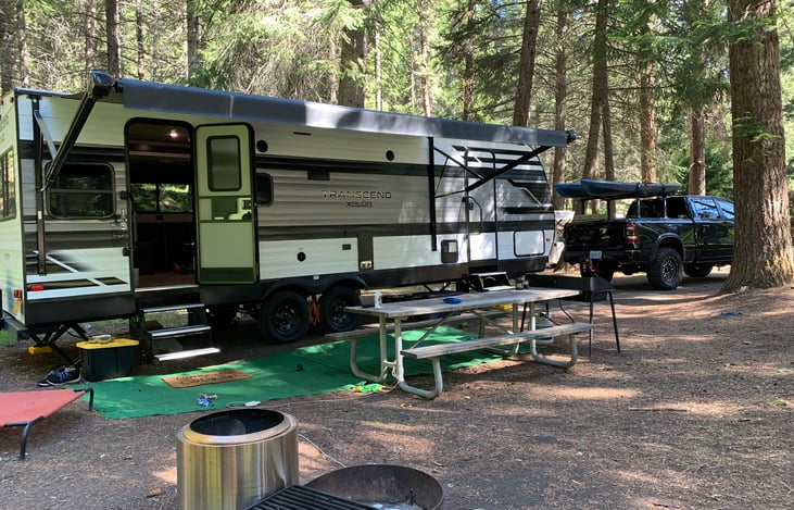 Solo stove pictured as an add on. Very nice with hardly any smoke