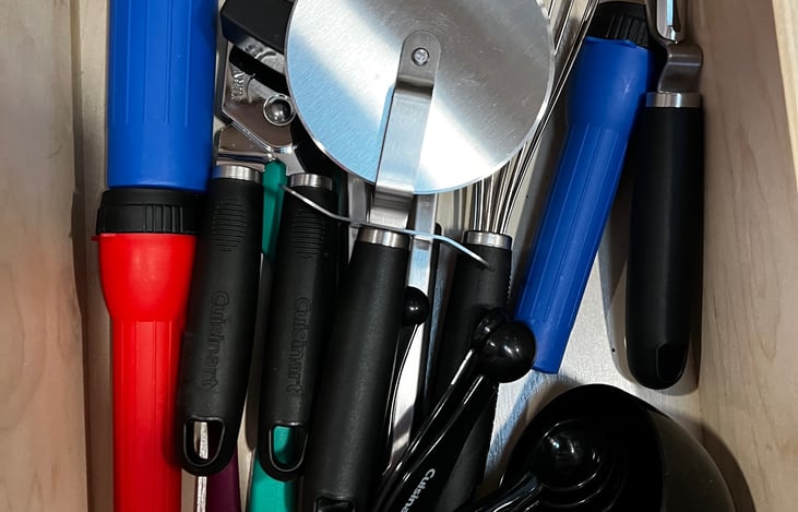 Lots of kitchen gadgets and utensils!