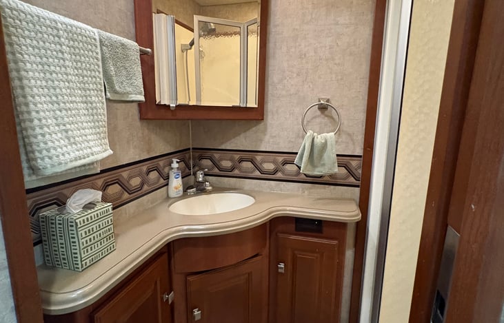driver side vanity