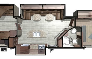 2017 Mesa Ridge MR310BHS Premium Bunkhouse