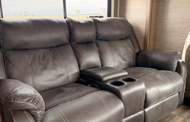 Couch in other photos has been updated to this recliner sofa.