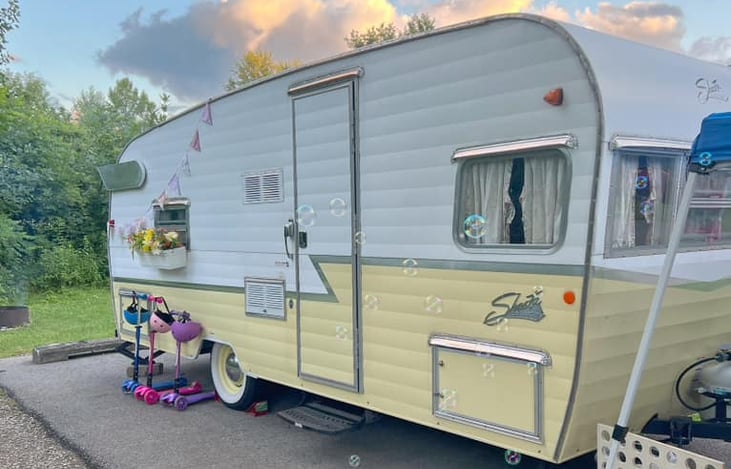 Our Summer Shandy is sure to be the cutest camper at the campground! Be prepared to have others tell you so - or let you know how it takes them back to camping when they were younger!