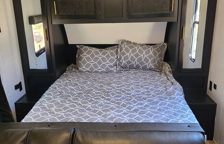 Queen Bed in the master area