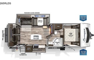 2020 Forest River Surveyor Luxury 265RLDS Tina