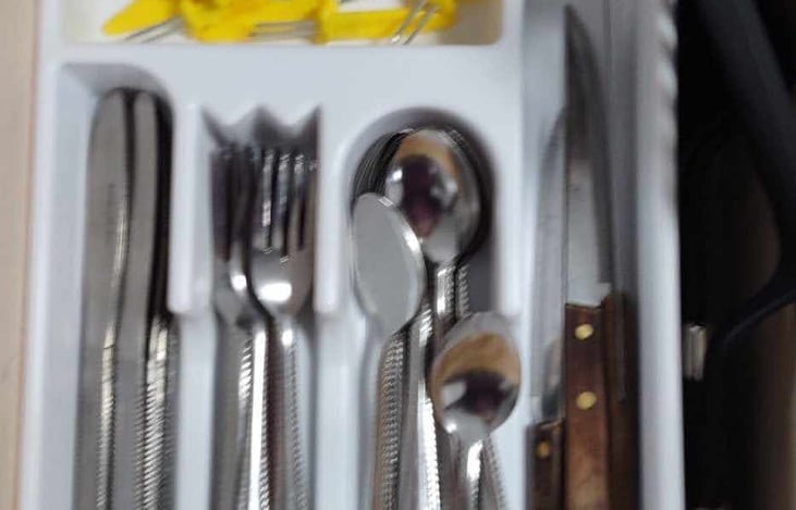 Full set of silverware