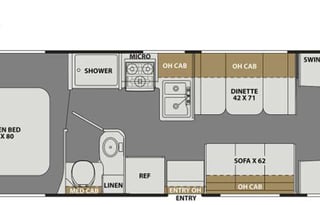 2021 Coachmen RV Freelander 27QB Ford 350