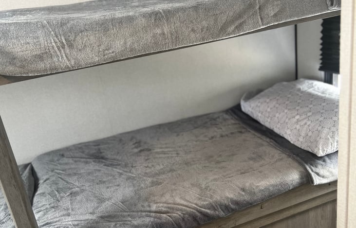 2 of 4 bunks in bunkhouse.