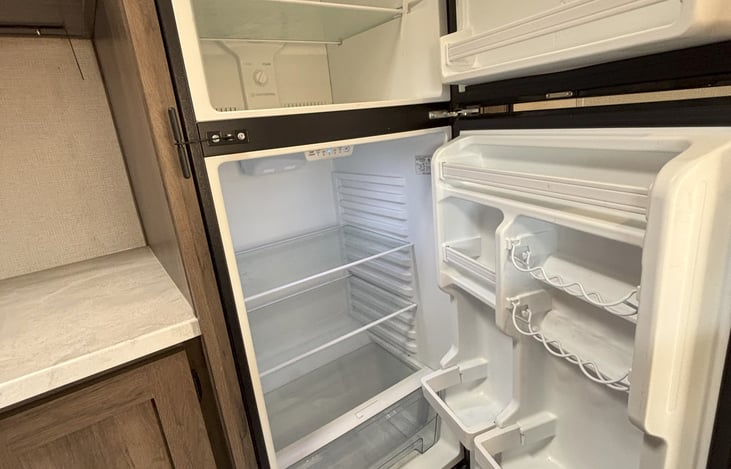 Large Interior Kitchen Fridge