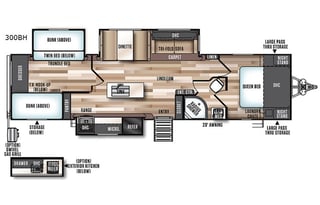 RV Salem Hemisphere GLX 300BH Delivery Only
