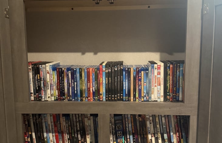 DVD's Selection of both kid friendly & adults