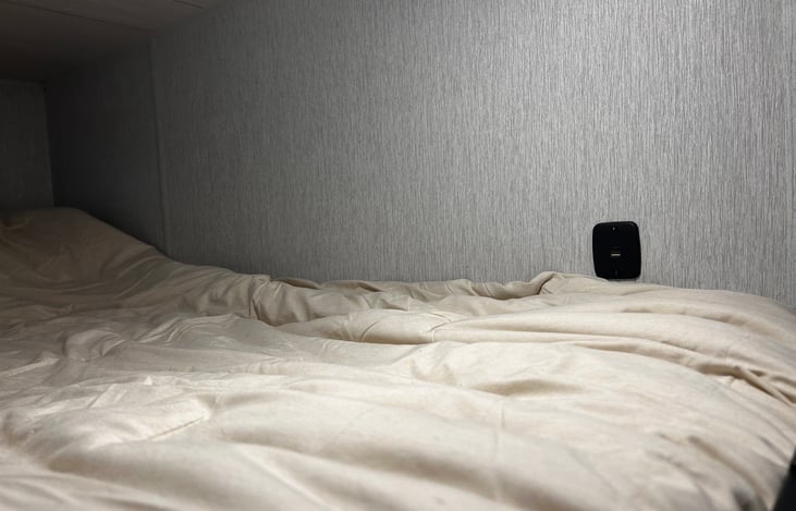 USB ports for each full size  bunk