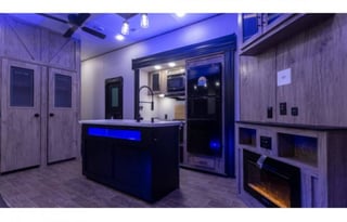 Bunk  House Set Up , Available 5th wheel hitch use