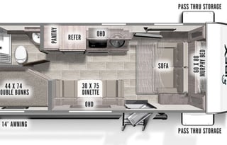 Ibex Bunkhouse Camper- Great for long weekend trip