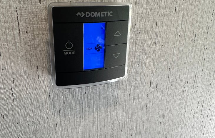 Thermostatically controlled heat/AC.