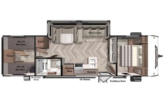 2021 Forest River RV Wildwood X-Lite 282QBXL