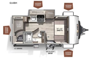 2023 Forest River RV Rockwood GEO PRO G16BH
