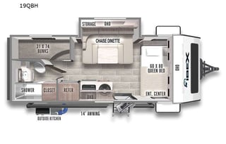 2023 Forest River RV IBEX 19QBH