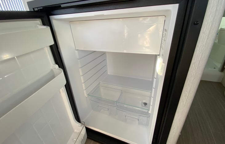 Refrigerator with a nice sized freezer