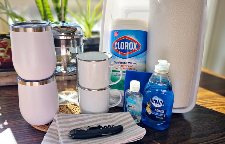 Kitchen Essentials Included With Rental -  See Photo For Full List