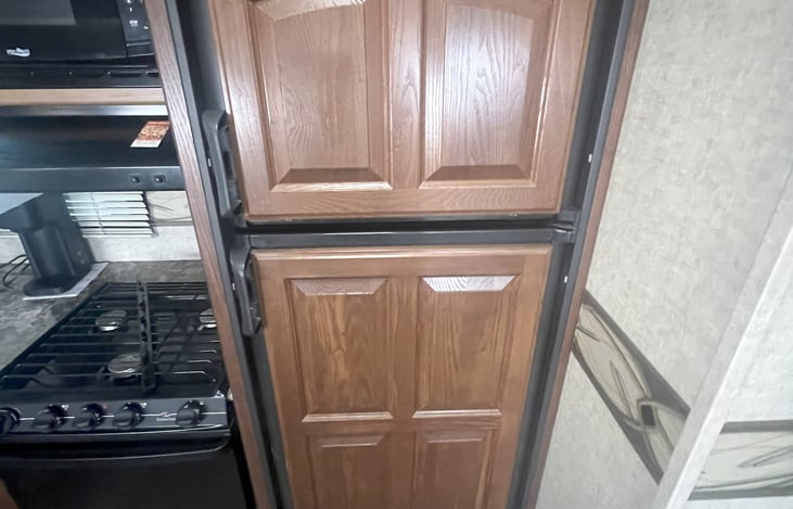 Refrigerator outside