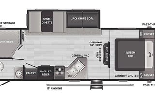 2022 keystone hideout 272bh