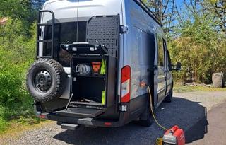 2021 Ford Transit AWD, Hot shower, roof deck
