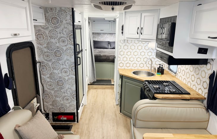Las Vegas RV Dining Area – Burning Man Festival RV – EDC Camping Road Trip