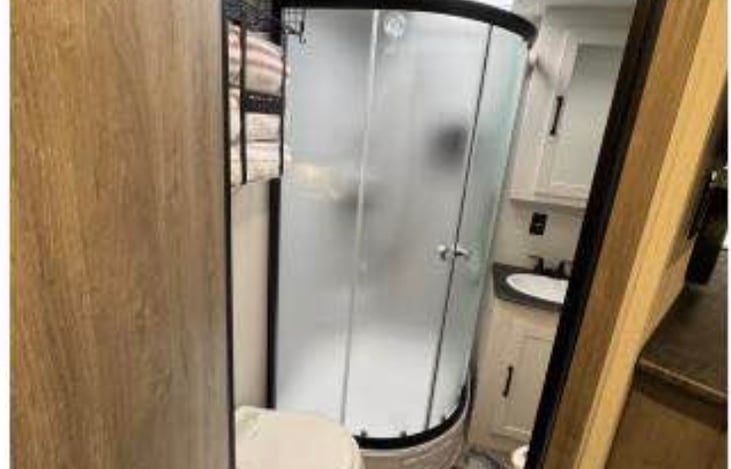 Shower with sink/ toilet