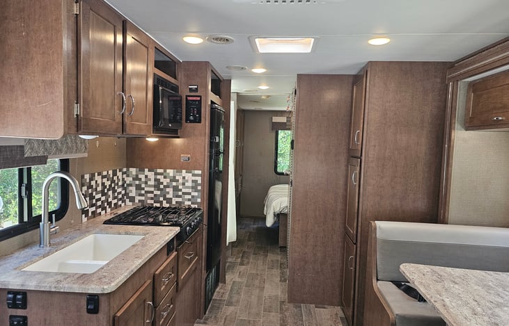 Open slides for spacious living!