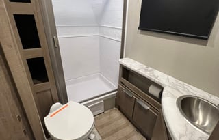 Luxury coach w/Bunks and everything!